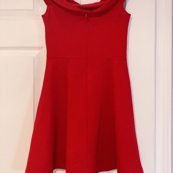 Lulu’s season of fun Off shoulder fit & flare dress. Retro. Xs - Picture 3 of 4